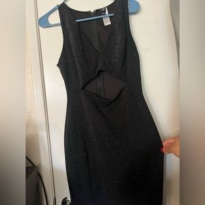 BLACK SHIMMERY DRESS